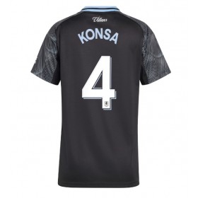 Aston Villa Ezri Konsa #4 Borta Kläder Dam 2025-26 Kortärmad